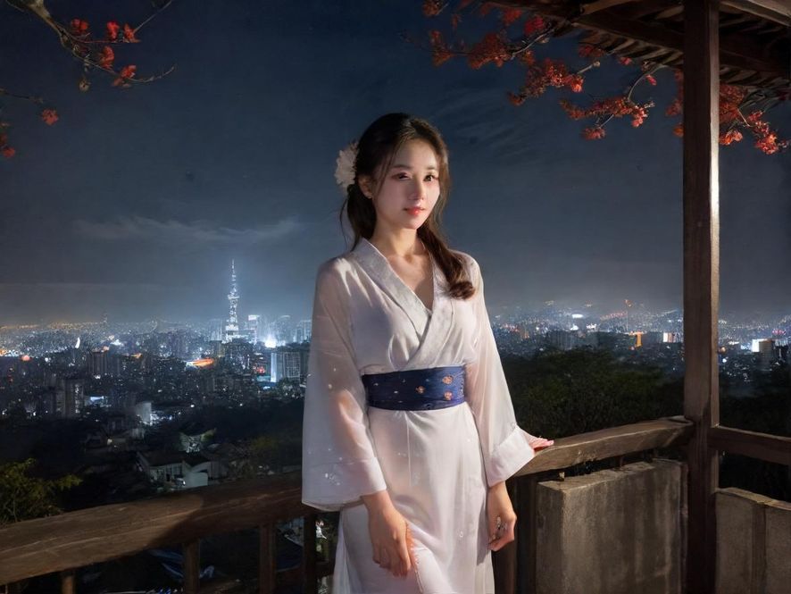 广州夜场会所夜景外观