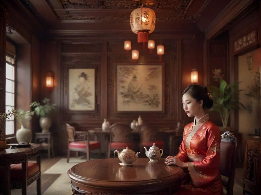 深圳罗湖喝茶会所内部环境示例