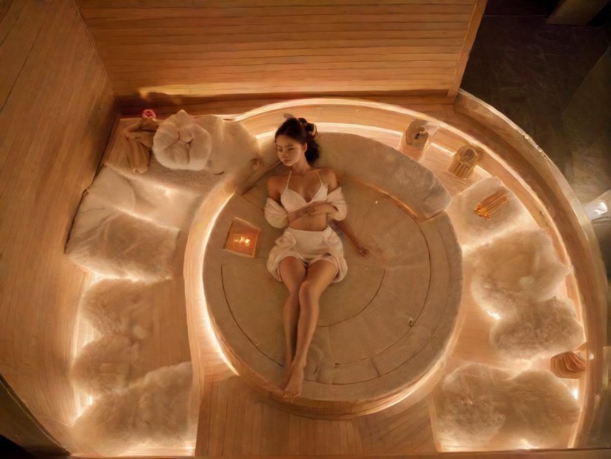 深圳犬马之家桑拿会所豪华休息区实景