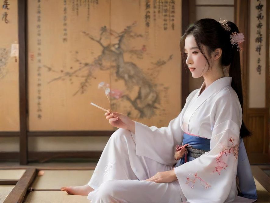 一个男人在沙发上轻松地浏览手机，屏幕上显示着论坛界面