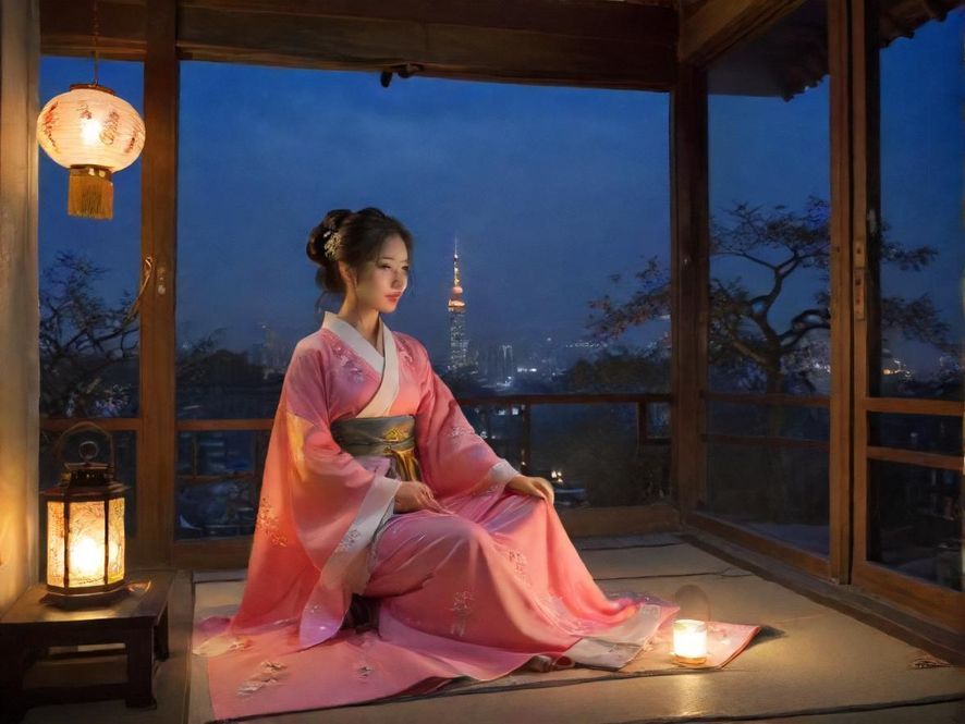 广州天河区QT会所夜景室内环境