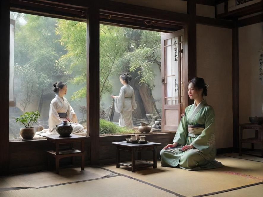 深圳喝茶会所茶室环境图