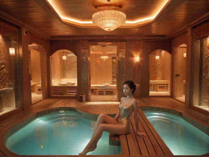 海珠桑拿会所豪华环境展示