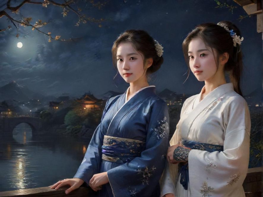 深圳喝茶会所夜景图