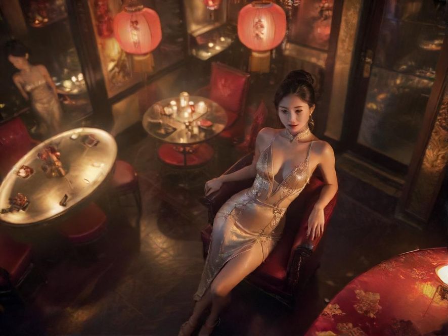 夜场会所内部豪华环境展示