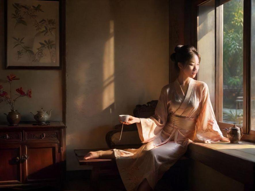 舒适隐蔽的会所内部一角