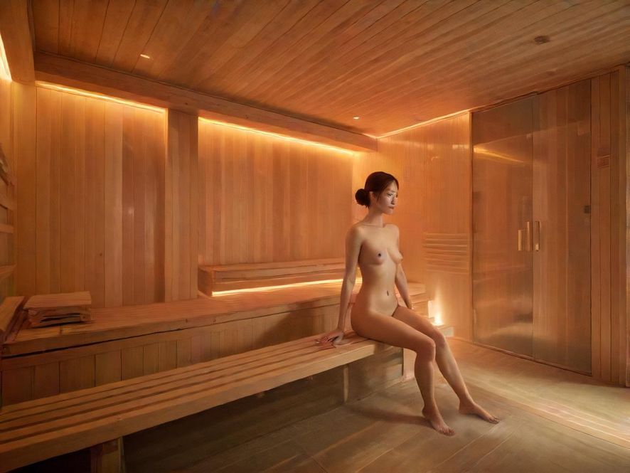 广州金园会馆桑拿汗蒸区全景