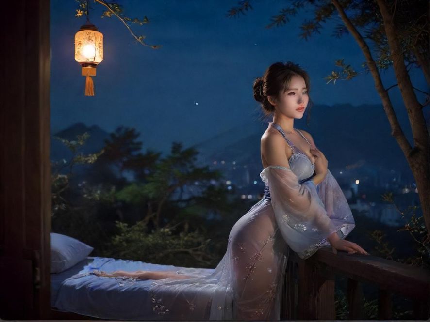 广州夜场夜景灯光繁华