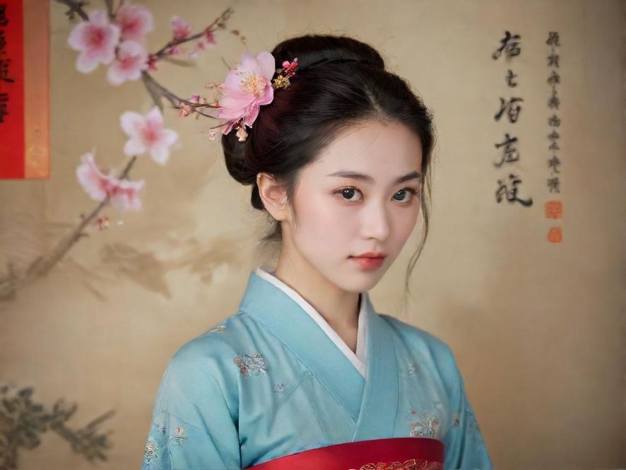 一位女士在私密空间中放松,侧面特写,眼神宁静,营造出唯美放松的意境