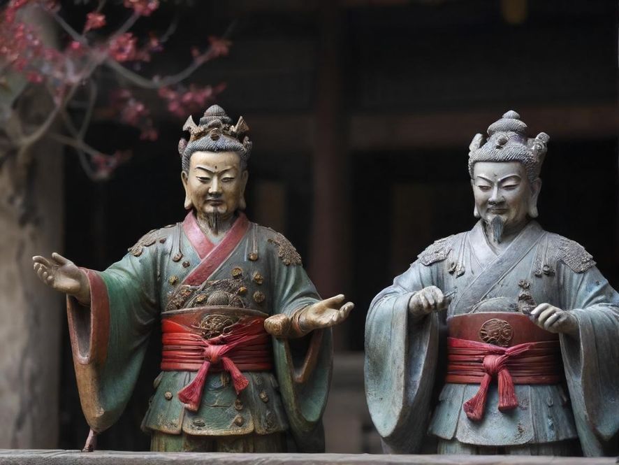 高端休闲会所的入口处，采用暖色调灯光，呈现出现代中式风格。