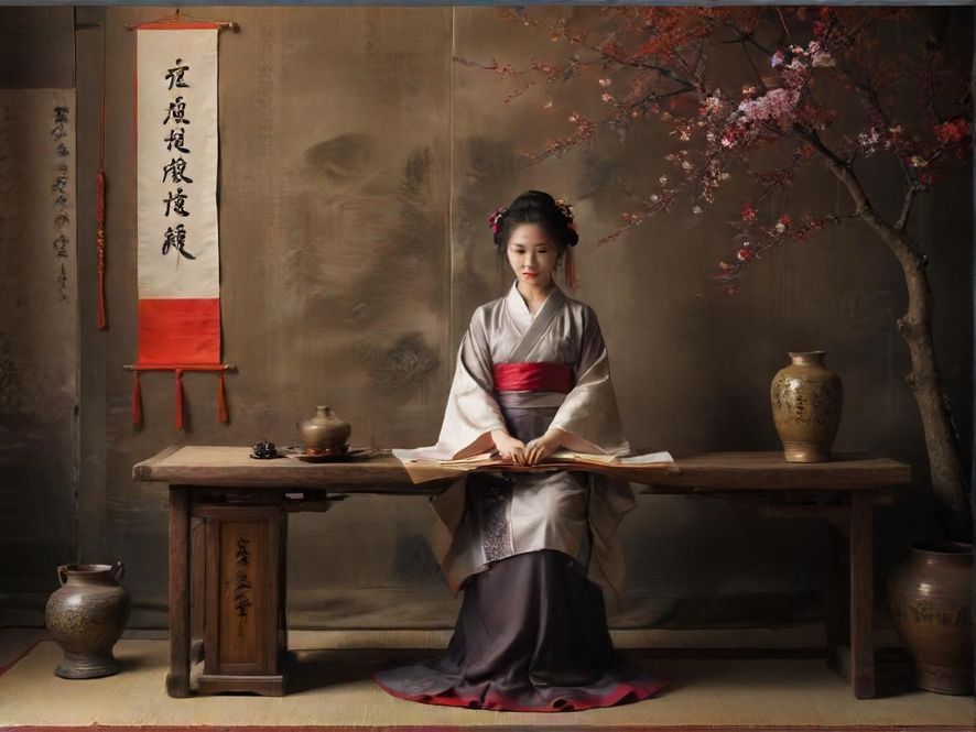 一群年轻朋友在一个充满活力的创意工作坊里,围坐在一起,开心地进行着手工创作,脸上洋溢着笑容。