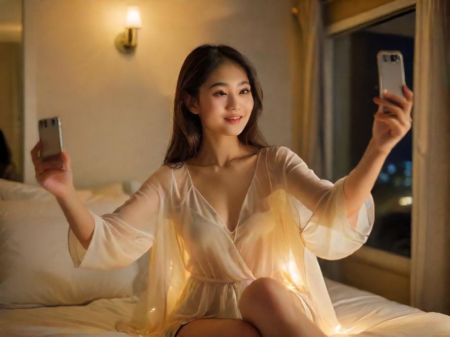 用户愉快使用百花丛网址场景