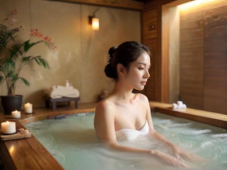 舒适温馨的按摩室,灯光柔和,环境优雅,营造极致放松氛围