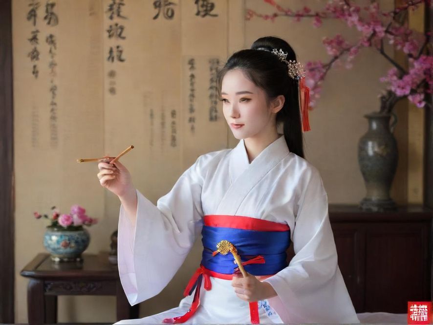 一位优雅的女士在奢华私密的会所中,俯视角度,品鉴着一杯精致的特调饮品,享受着宁静的时光。