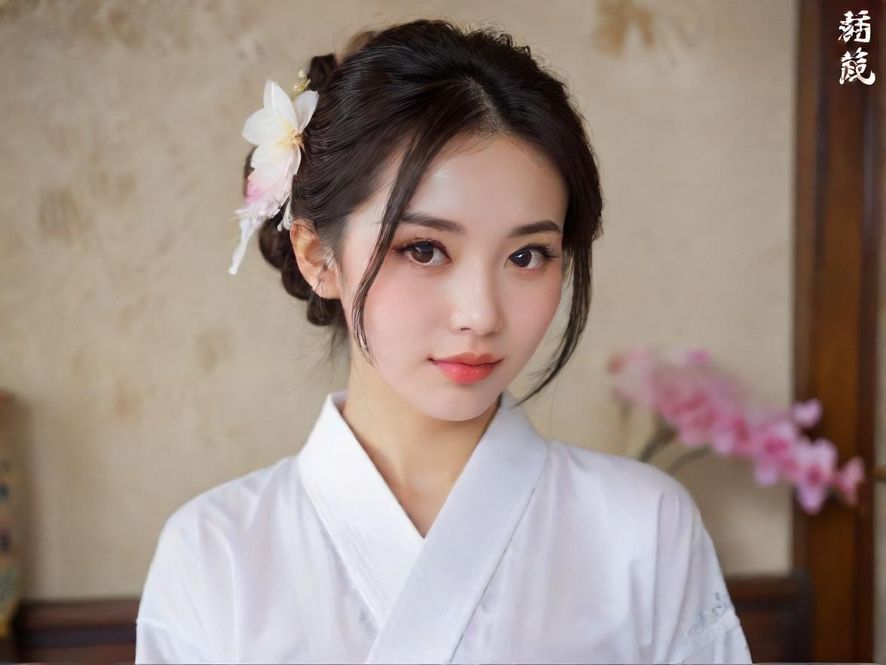 一位面露疲惫的都市白领女性在办公桌前,眼神中流露出对放松和休憩的渴望。